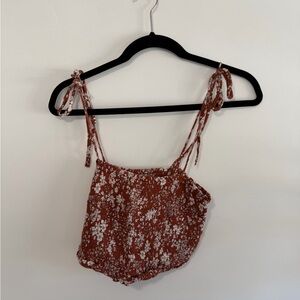 Abercrombie & Fitch Rust Floral Skirt Set